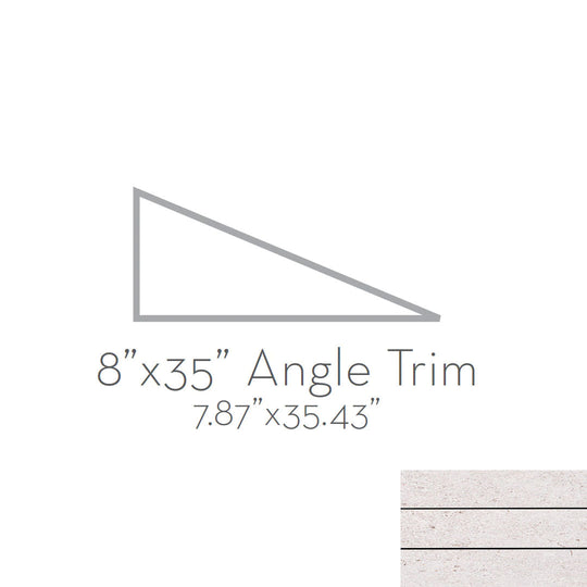 Emser Radiant 8" x 35" Matte Porcelain Angle Trim