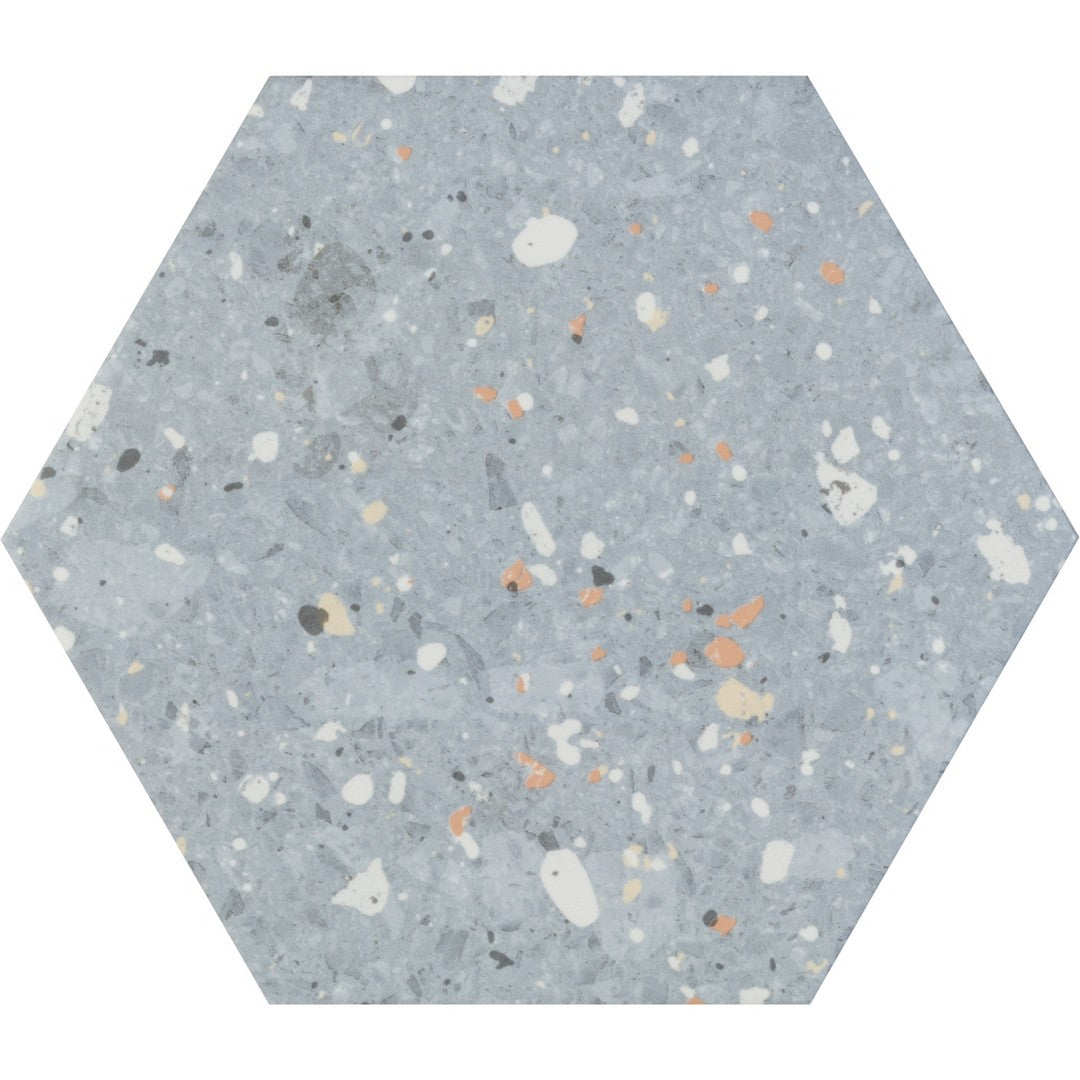 Emser 10" x 11" Tatsu Satin Hexagon Porcelain Wall Tile
