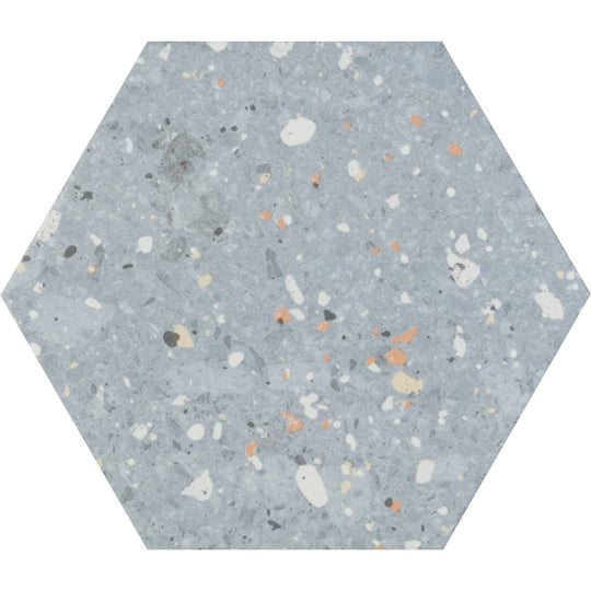 Emser 10" x 11" Tatsu Satin Hexagon Porcelain Wall Tile