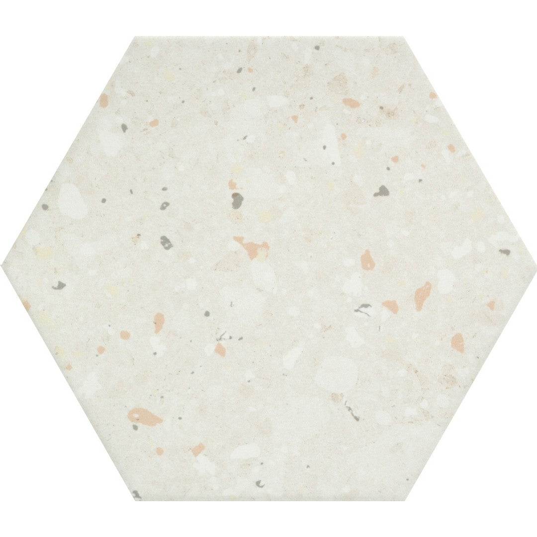 Emser 10" x 11" Tatsu Satin Hexagon Porcelain Wall Tile
