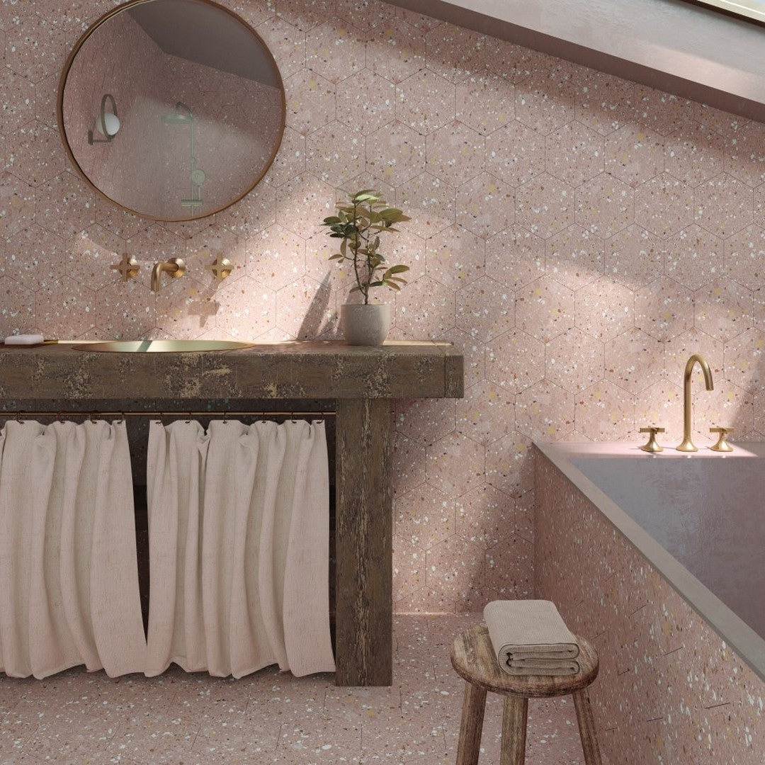 Emser-10-x-11-Tatsu-Satin-Hexagon-Porcelain-Wall-Tile-Rosa