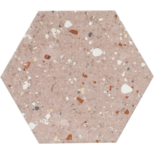 Emser 10" x 11" Tatsu Satin Hexagon Porcelain Wall Tile