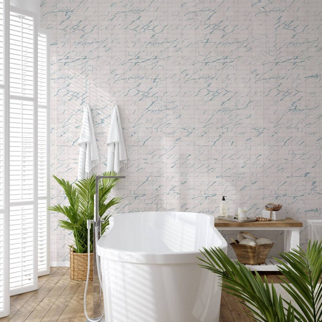 Emser-2-x-6-Triveni-Pressed-Satin-Deco-Ceramic-Wall-Tile-Lake