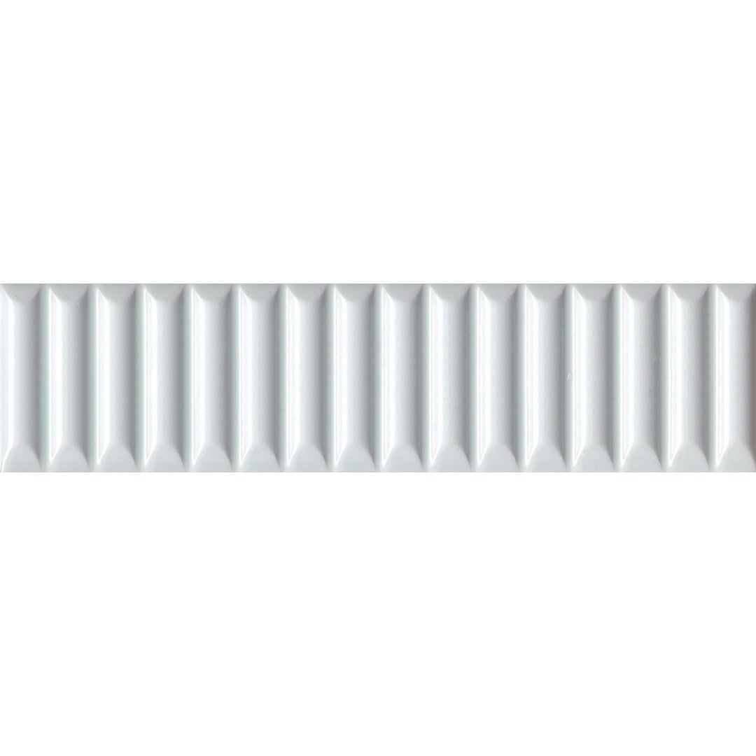 Emser 2" x 8" Triveni Pressed Glossy Jet Ceramic Wall Tile