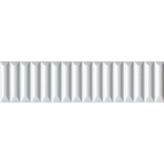 Emser 2" x 8" Triveni Pressed Glossy Jet Ceramic Wall Tile