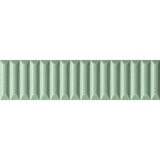 Emser 2" x 8" Triveni Pressed Glossy Jet Ceramic Wall Tile
