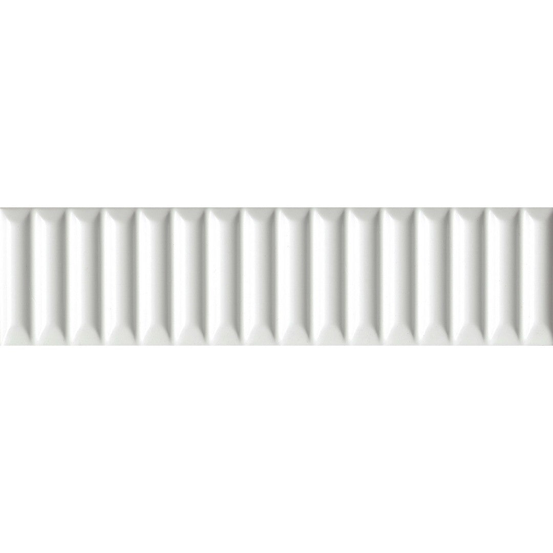 Emser 2" x 8" Triveni Pressed Glossy Jet Ceramic Wall Tile