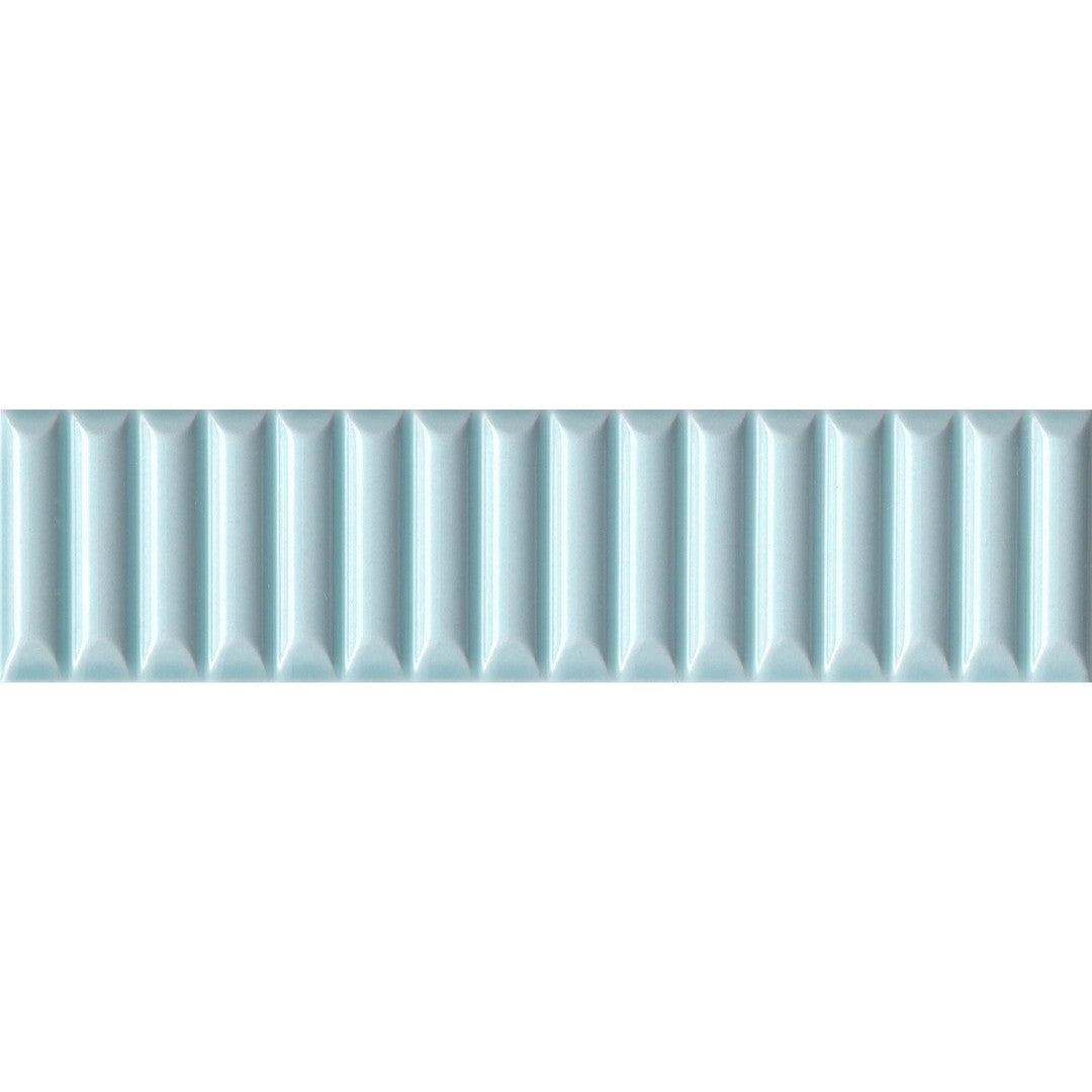 Emser 2" x 8" Triveni Pressed Glossy Jet Ceramic Wall Tile