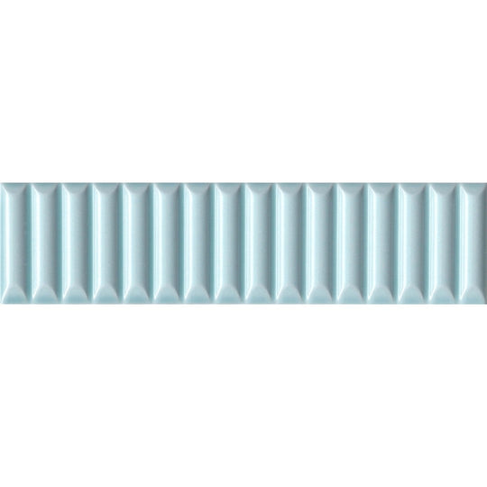 Emser 2" x 8" Triveni Pressed Glossy Jet Ceramic Wall Tile