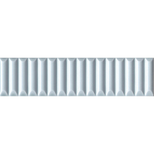 Emser 2" x 8" Triveni Pressed Glossy Jet Ceramic Wall Tile