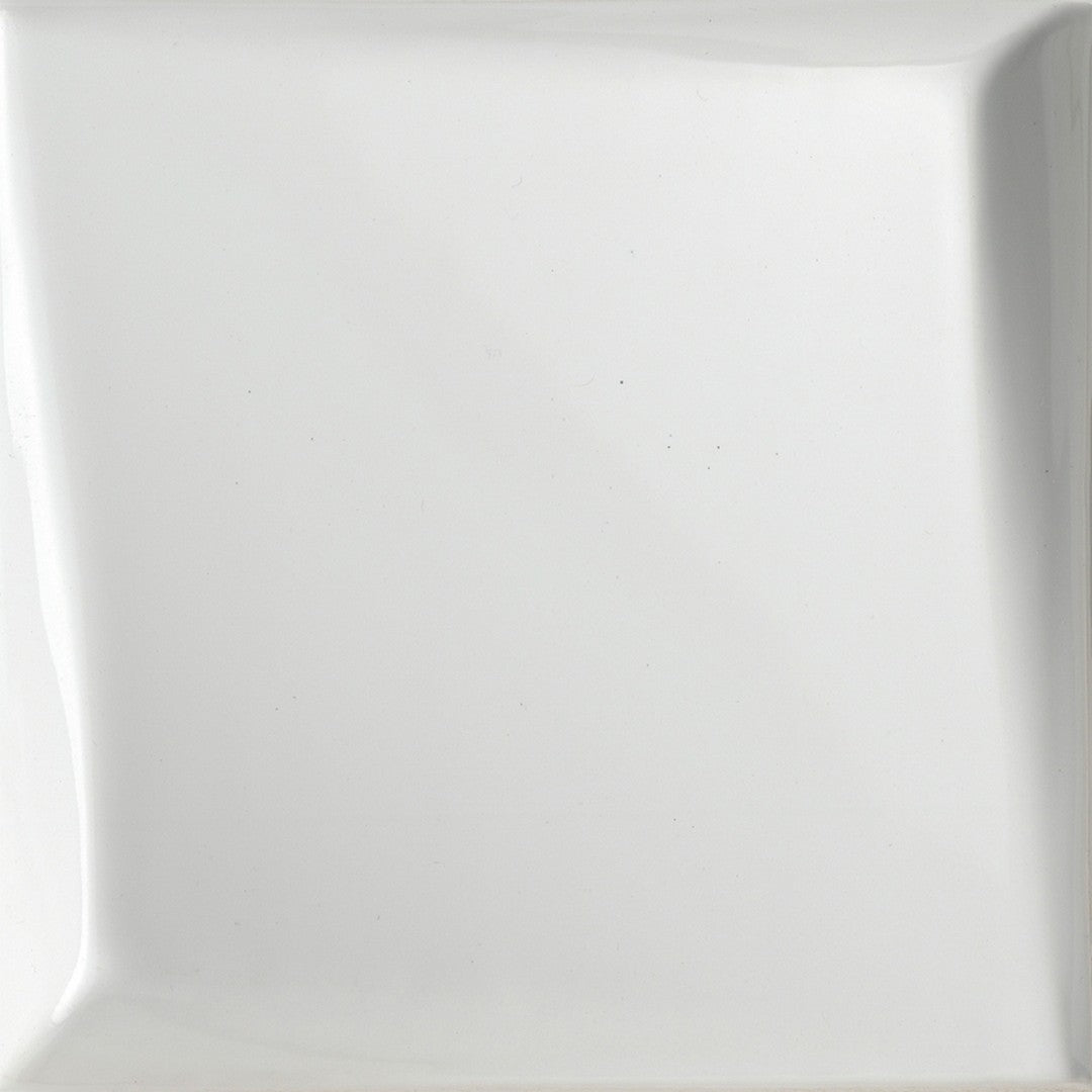Emser 6" x 6" Plurify Glossy Wave Ceramic Wall Tile
