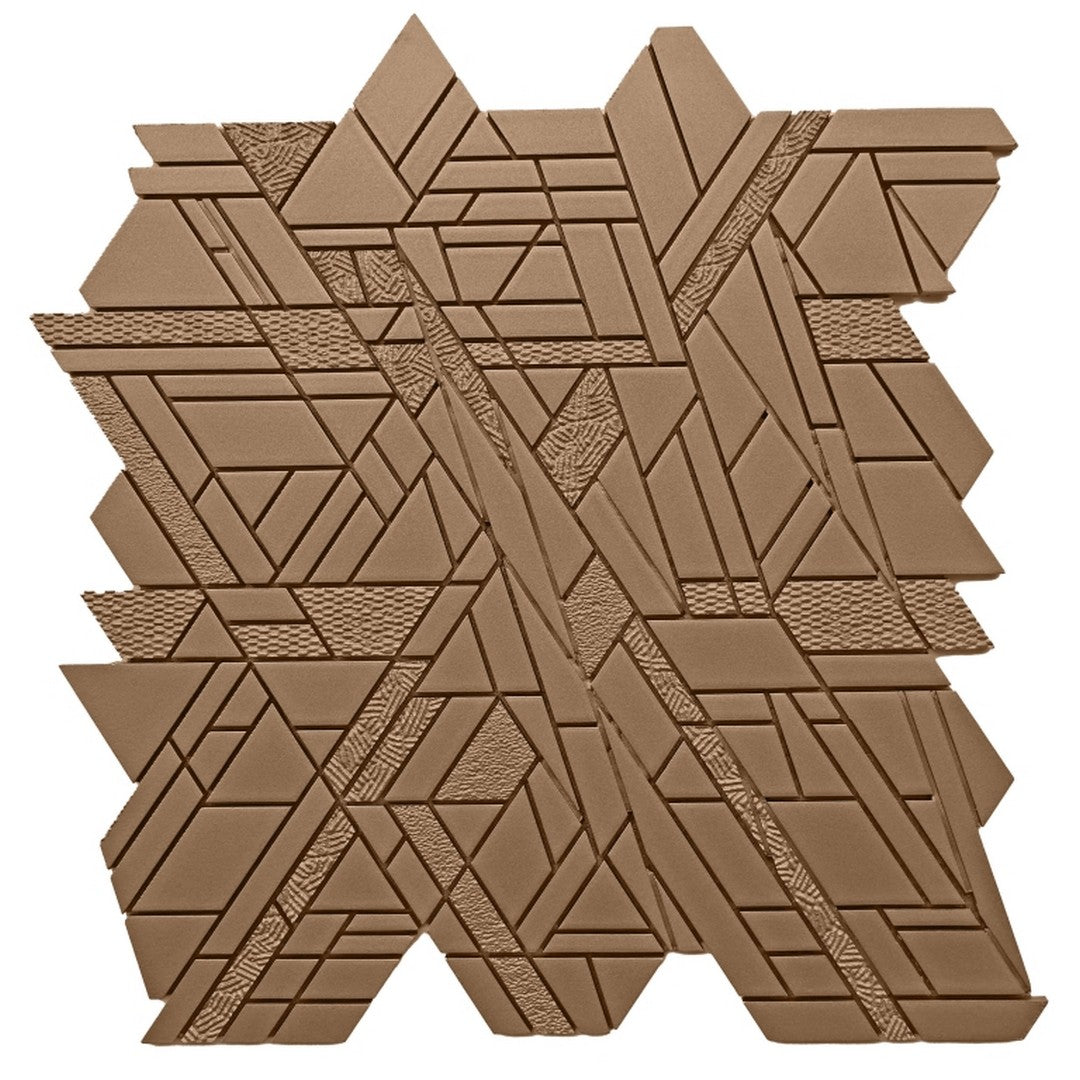 Emser 10" x 11" Revify Matte Resin & Natural Stone Edge Mosaic