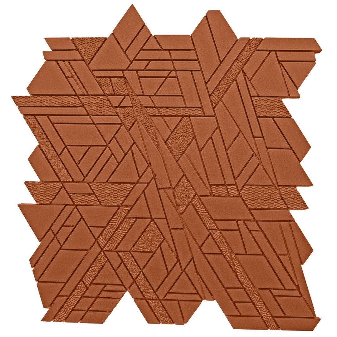 Emser 10" x 11" Revify Matte Resin & Natural Stone Edge Mosaic