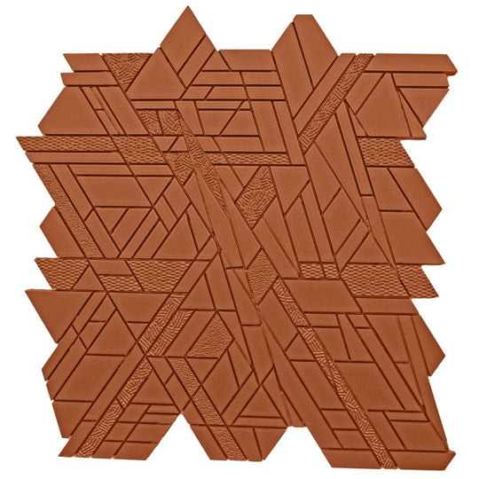 Emser 10" x 11" Revify Matte Resin & Natural Stone Edge Mosaic