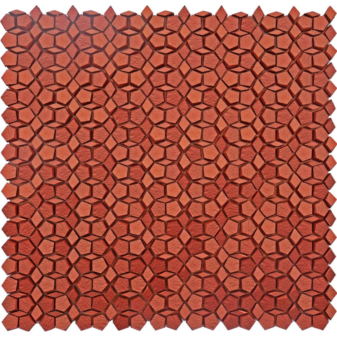Emser 12" x 12" Revify Matte Resin & Natural Stone Penta Mosaic