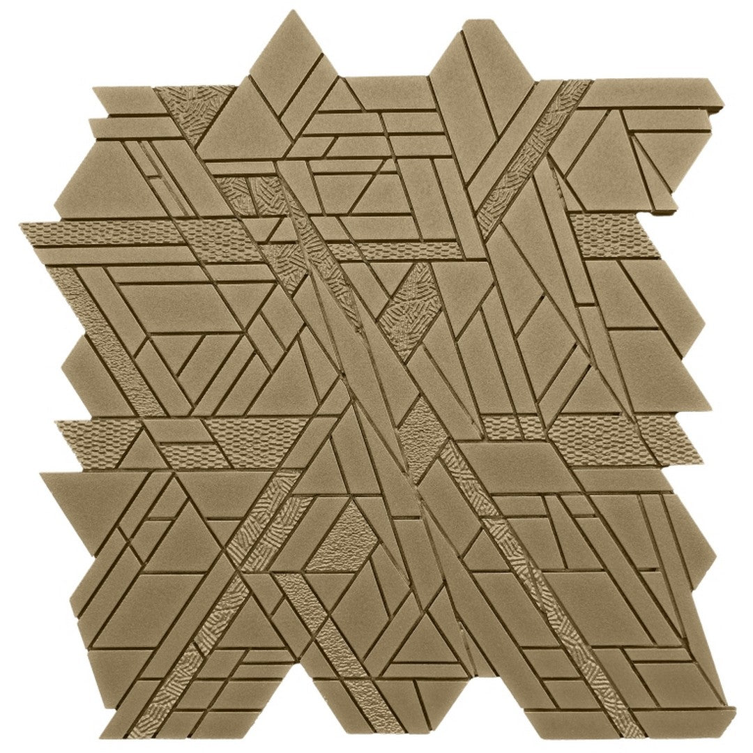 Emser 10" x 11" Revify Matte Resin & Natural Stone Edge Mosaic