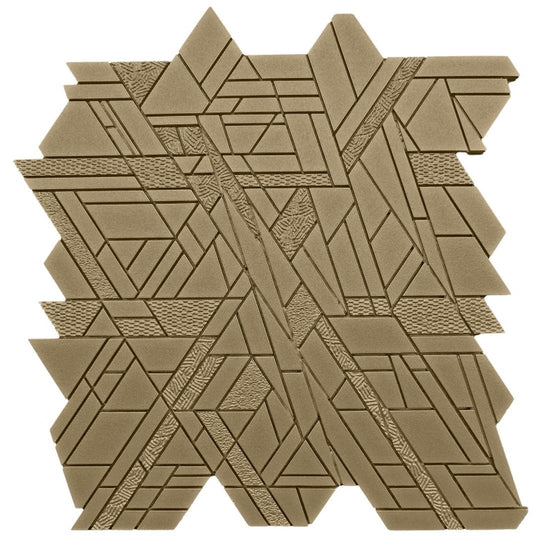 Emser 10" x 11" Revify Matte Resin & Natural Stone Edge Mosaic