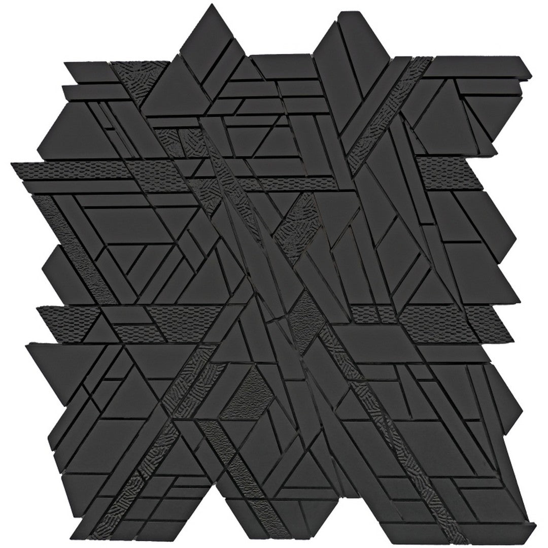 Emser 10" x 11" Revify Matte Resin & Natural Stone Edge Mosaic