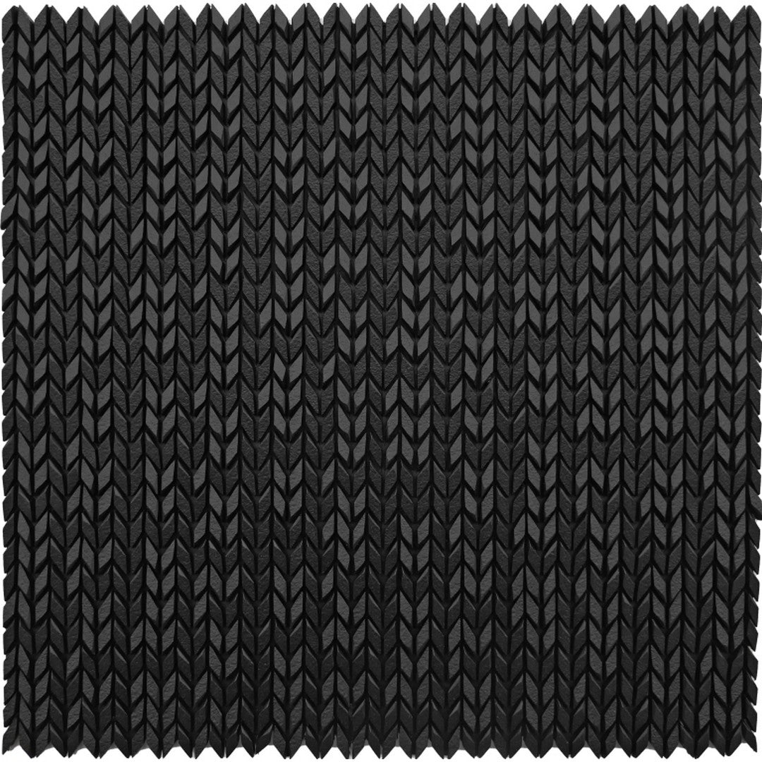 Emser 12" x 12" Revify Matte Resin & Natural Stone Wave Mosaic