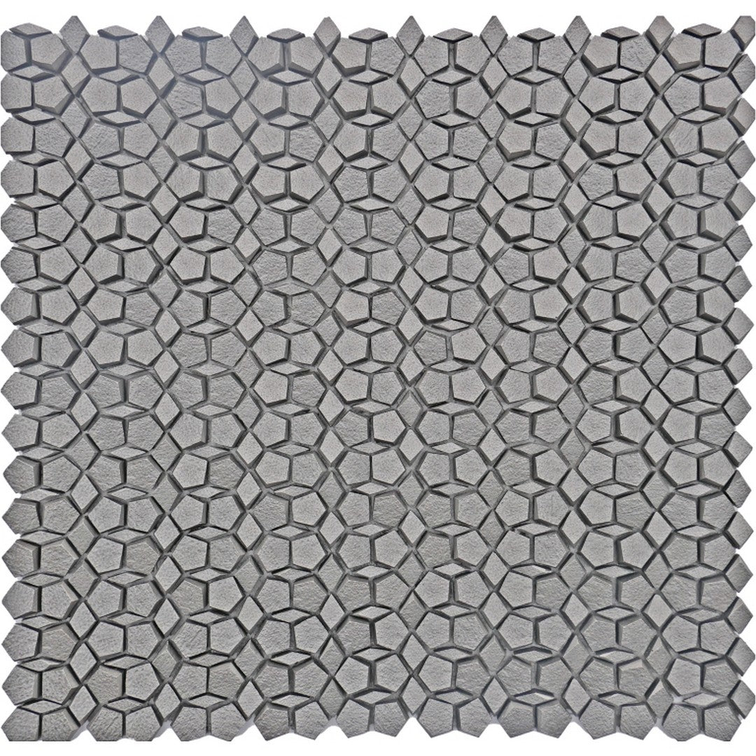 Emser 12" x 12" Revify Matte Resin & Natural Stone Penta Mosaic