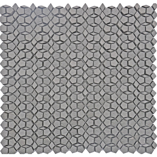Emser 12" x 12" Revify Matte Resin & Natural Stone Penta Mosaic