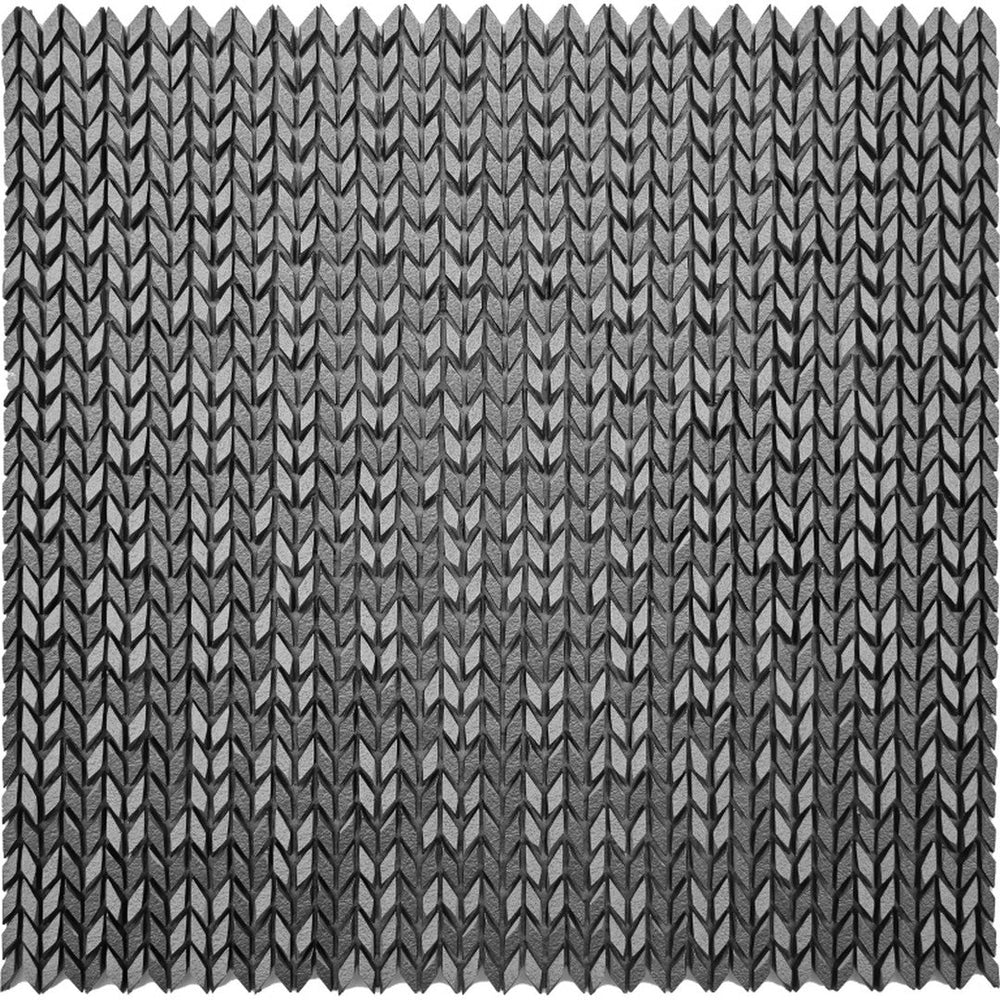 Emser 12" x 12" Revify Matte Resin & Natural Stone Wave Mosaic