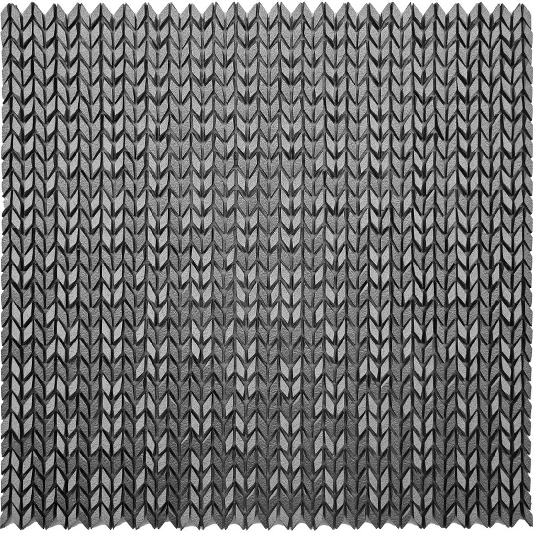 Emser 12" x 12" Revify Matte Resin & Natural Stone Wave Mosaic