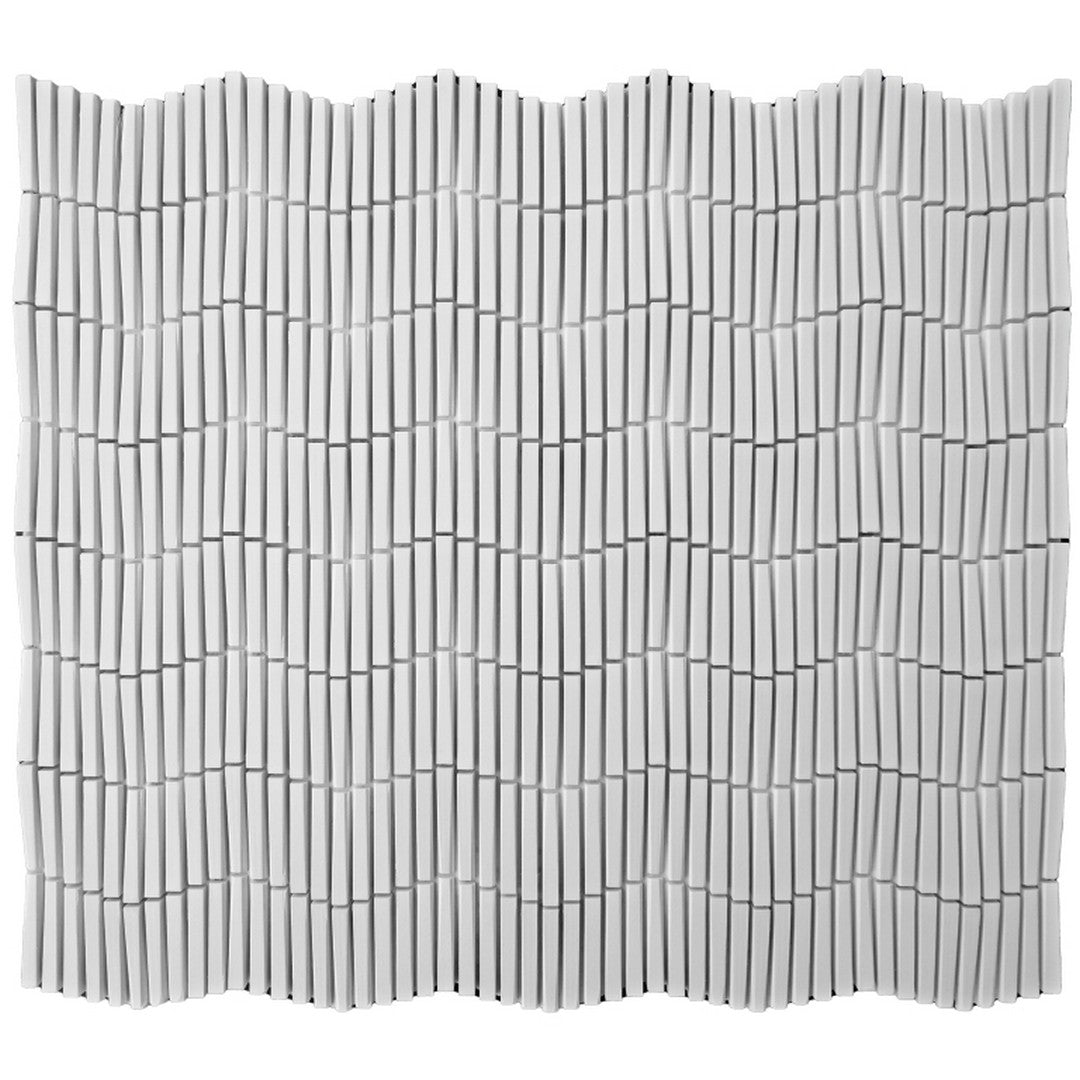 Emser 10" x 12" Revify Matte Resin & Natural Stone Keys Mosaic