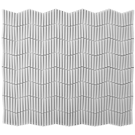 Emser 10" x 12" Revify Matte Resin & Natural Stone Keys Mosaic
