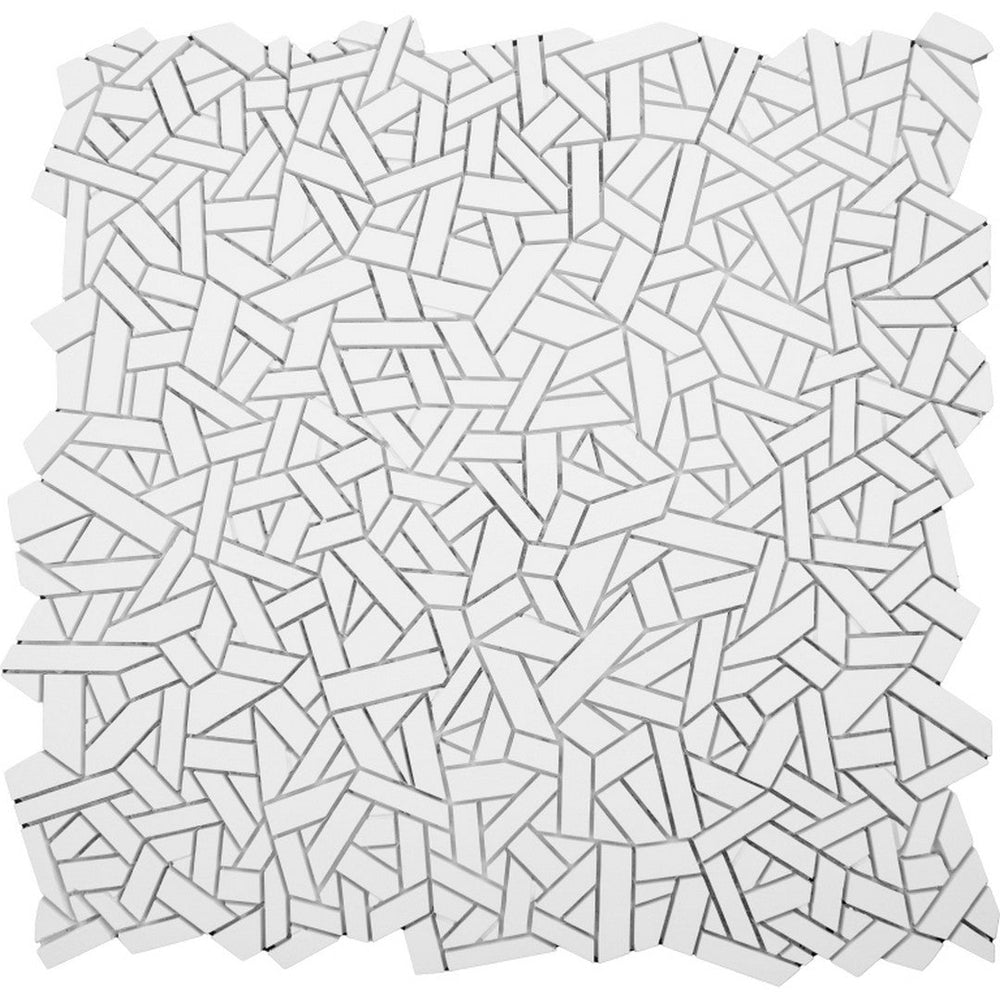 Emser 11" x 12" Revify Matte Resin & Natural Stone Form Mosaic