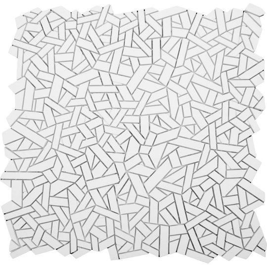 Emser 11" x 12" Revify Matte Resin & Natural Stone Form Mosaic