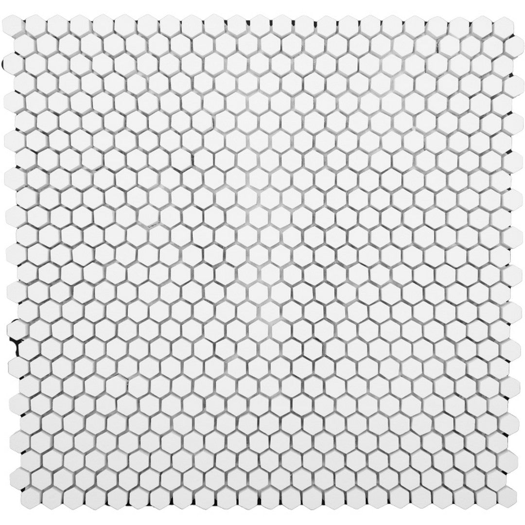 Emser 11" x 12" Revify Matte Resin & Natural Stone Hexagon Mosaic