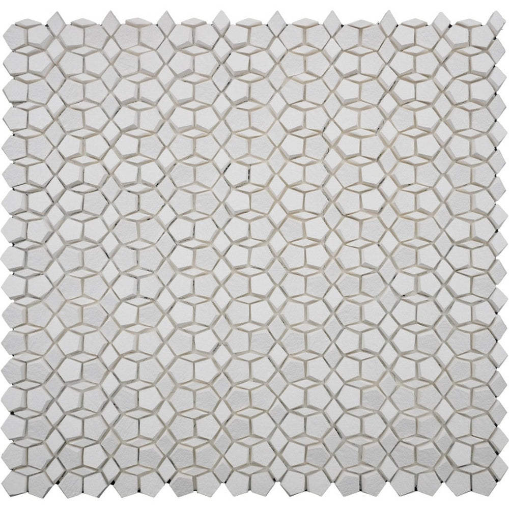 Emser 12" x 12" Revify Matte Resin & Natural Stone Penta Mosaic