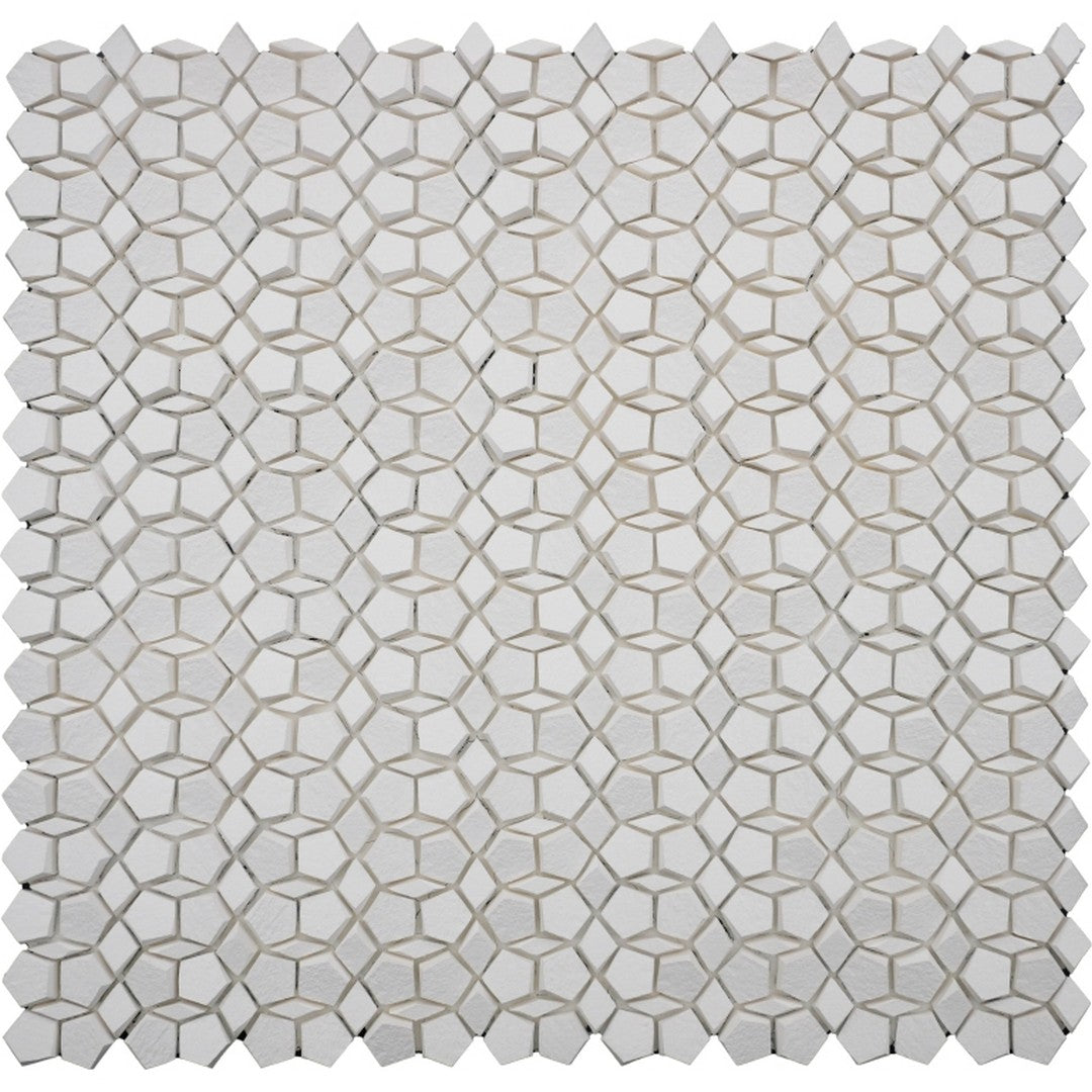 Emser 12" x 12" Revify Matte Resin & Natural Stone Penta Mosaic