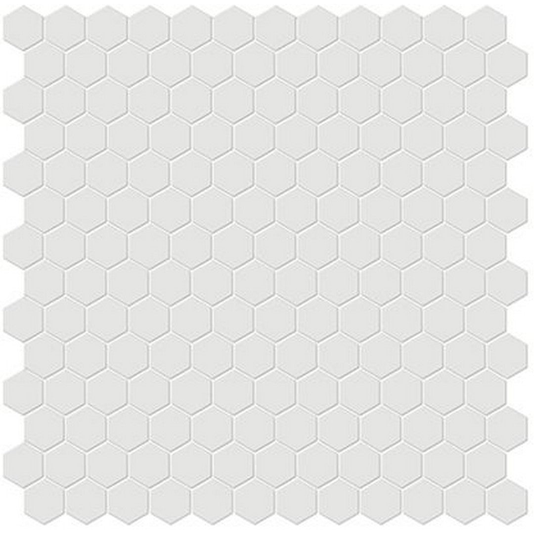 Florida-Tile-Soho-12-x-12-Hexagon-1-Matte-Porcelain-Mosaic-Loft-Grey