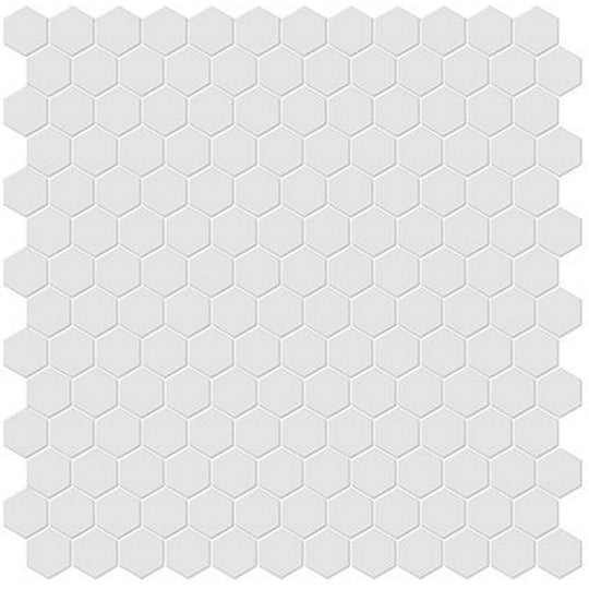 Florida-Tile-Soho-12-x-12-Hexagon-1-Matte-Porcelain-Mosaic-Loft-Grey