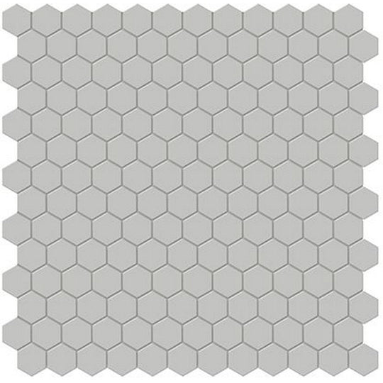 Florida-Tile-Soho-12-x-12-Hexagon-1-Matte-Porcelain-Mosaic-Canvas-White