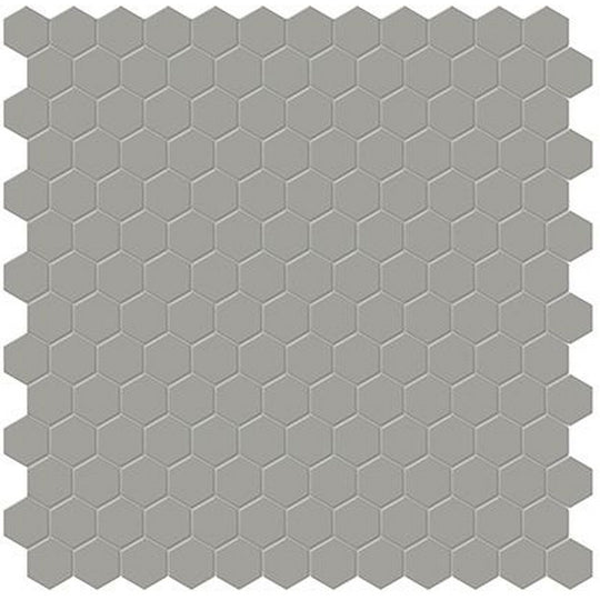Florida-Tile-Soho-12-x-12-Hexagon-1-Matte-Porcelain-Mosaic-Gallery-Grey