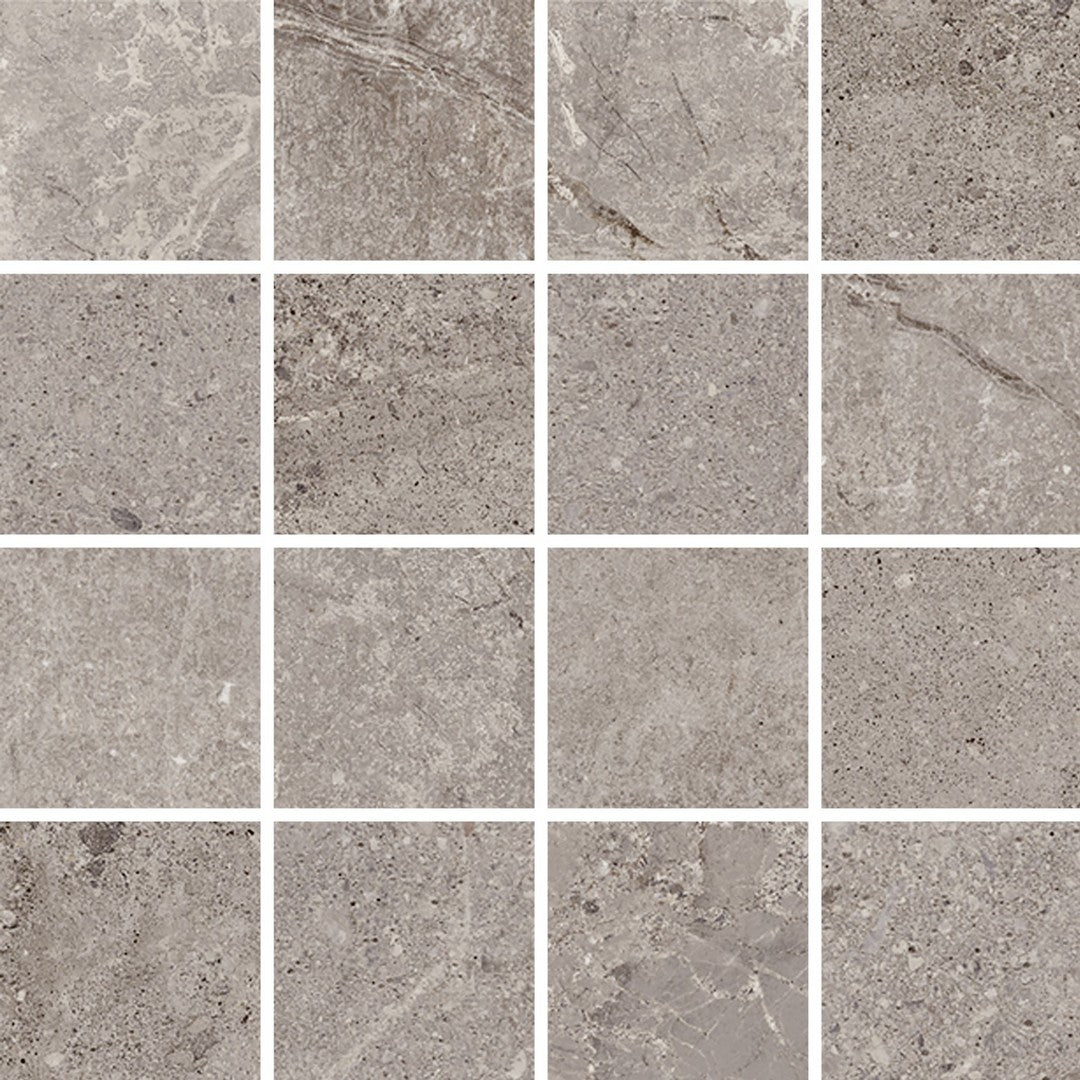 Tesoro 12" x 12" Evolution Matte Porcelain 3" Mosaic