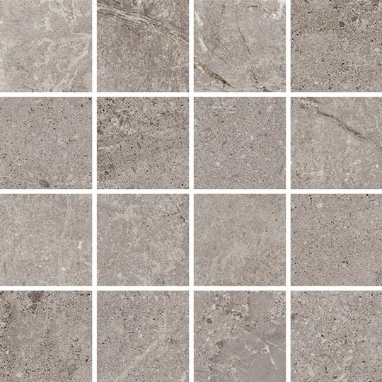 Tesoro 12" x 12" Evolution Matte Porcelain 3" Mosaic