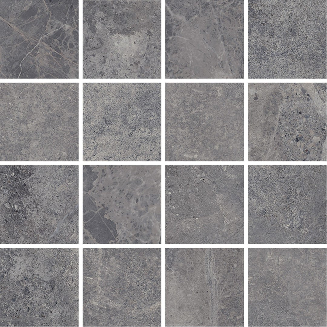 Tesoro 12" x 12" Evolution Matte Porcelain 3" Mosaic