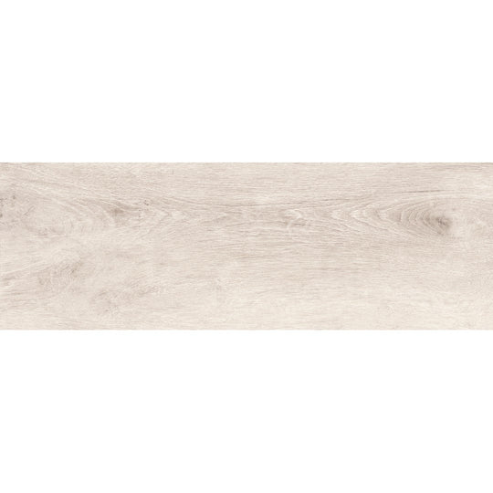 Tesoro 8" x 24" Albero Pressed Satin Ceramic Wood Tile