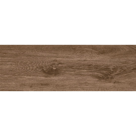 Tesoro 8" x 24" Albero Pressed Satin Ceramic Wood Tile
