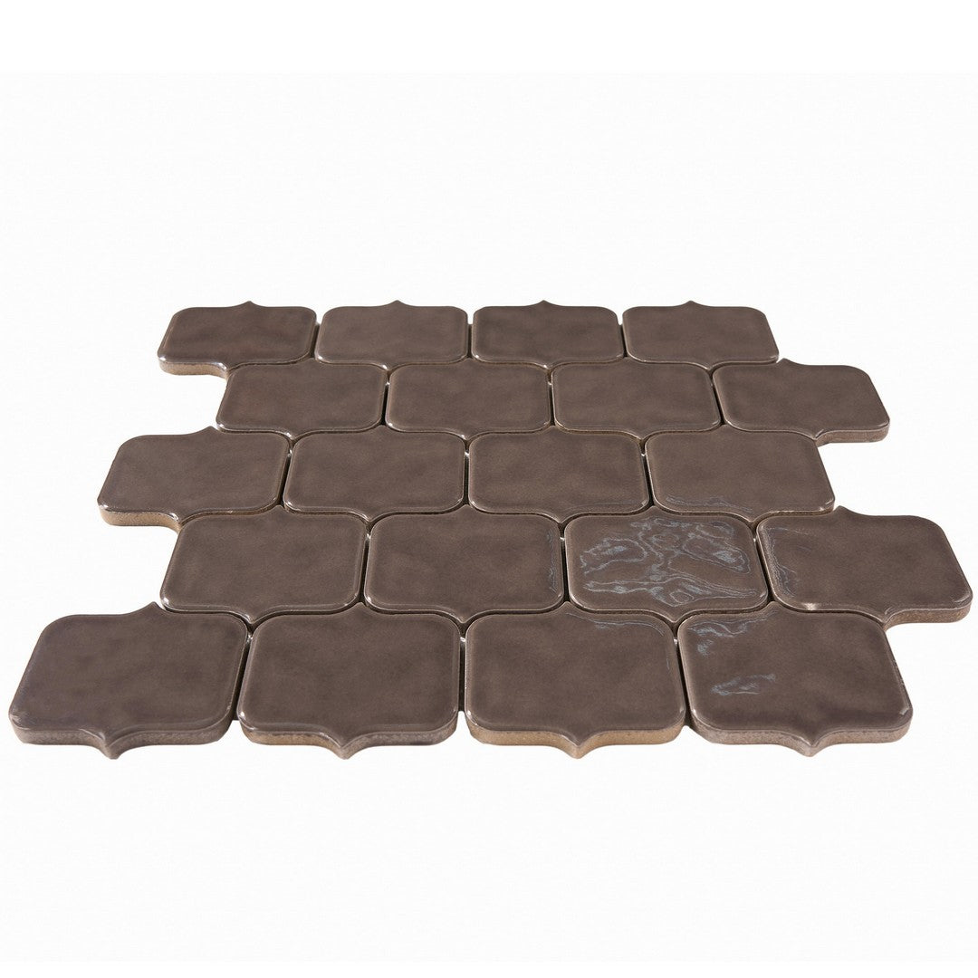 Crossville-11-x-11-Horizon-Glossy-Short-Arabesque-Porcelain-Mosaic-Cinder