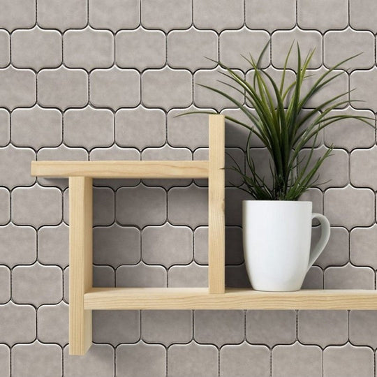 Crossville-11-x-11-Horizon-Glossy-Short-Arabesque-Porcelain-Mosaic-Pewter