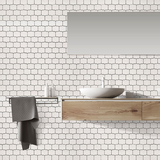 Crossville-11-x-11-Horizon-Glossy-Short-Arabesque-Porcelain-Mosaic-Snow