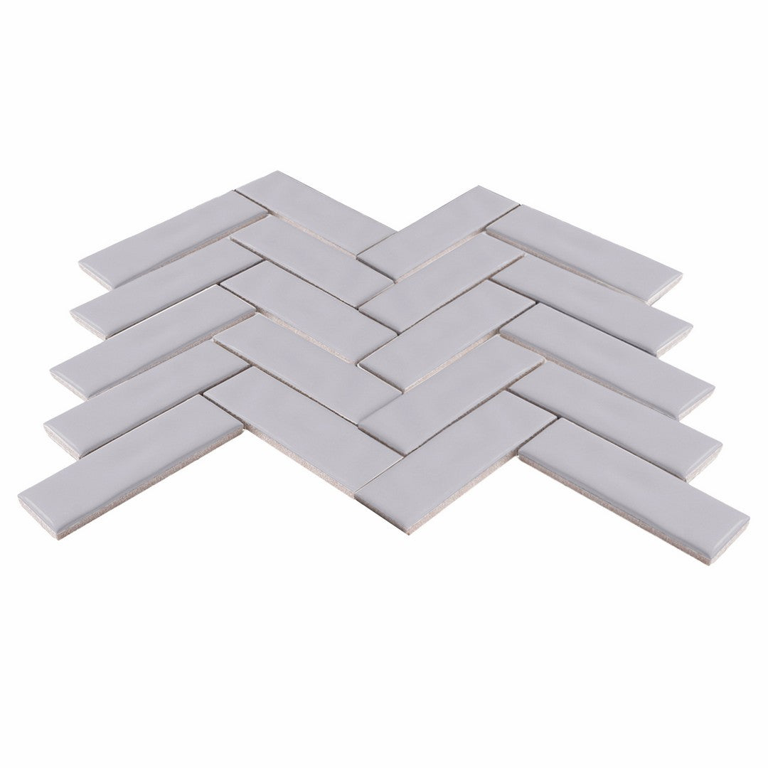 Crossville-10-x-12-Sophia-Glossy-Herringbone-Porcelain-Mosaic-Gray