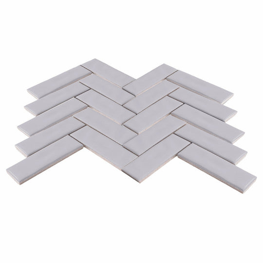Crossville-10-x-12-Sophia-Glossy-Herringbone-Porcelain-Mosaic-Gray