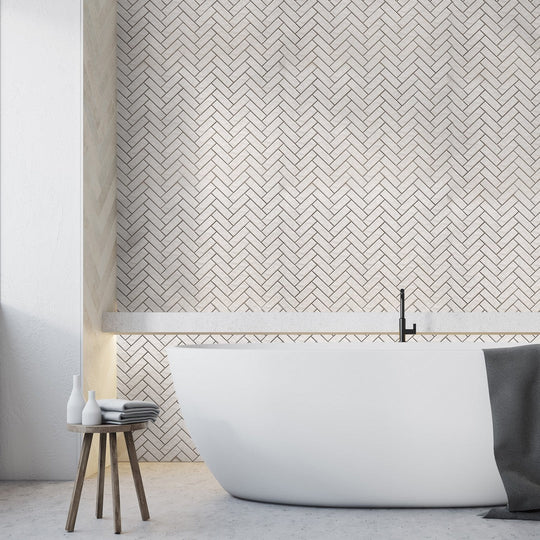 Crossville-10-x-12-Sophia-Glossy-Herringbone-Porcelain-Mosaic-Snow