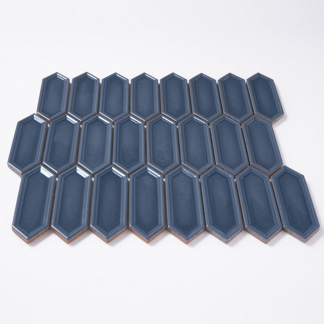 Crossville-12-x-12-Sophia-Glossy-Small-Picket-Porcelain-Mosaic-Slate-Blue